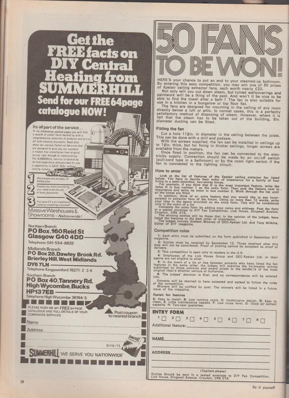 September 1975 Do it yourself magazine