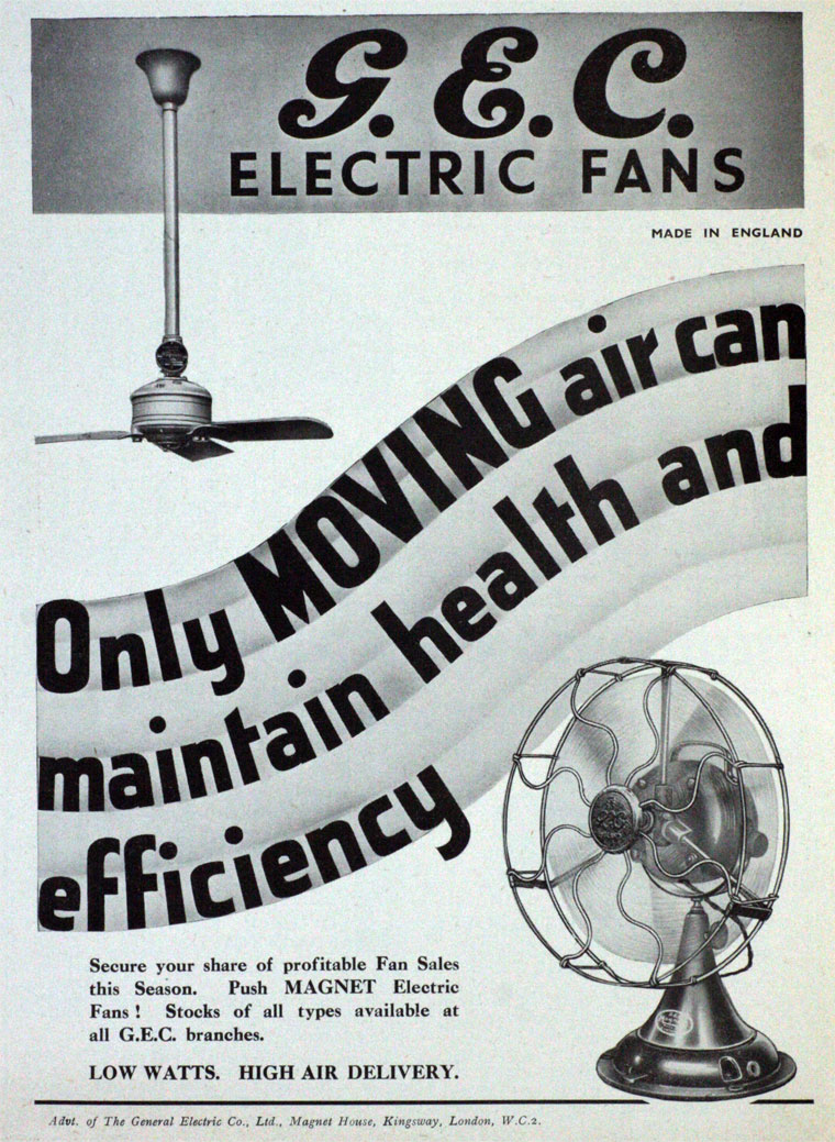 June 1936 GEC advert