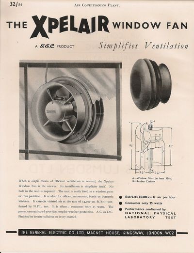 1947 Xpelair advert
