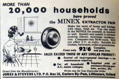 July 1959 Minex advert