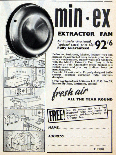 May 1960 Minex advert