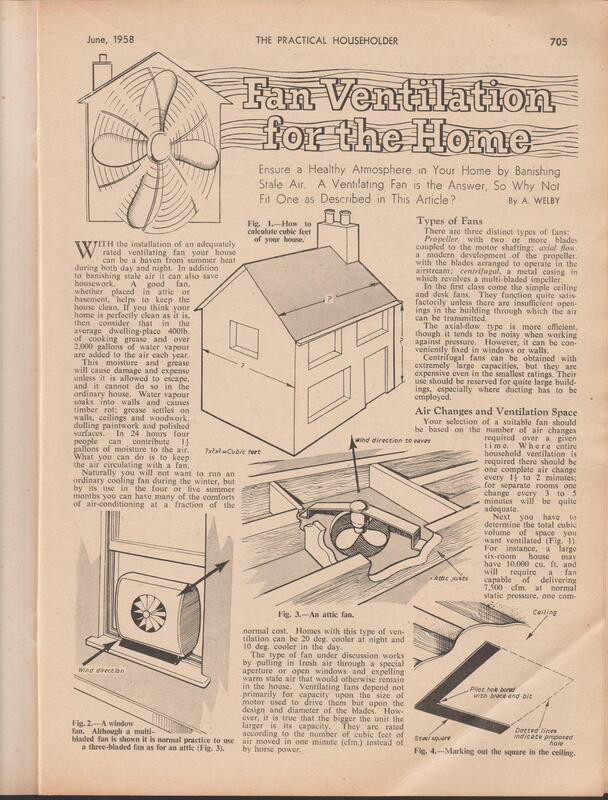 June 1958 Practical Householder mgazine