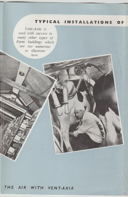 1953 - 1961 Vent Axia brochure