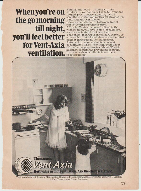 July 1971 Vent Axia advert