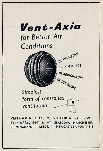 October 1952 Vent Axia advert