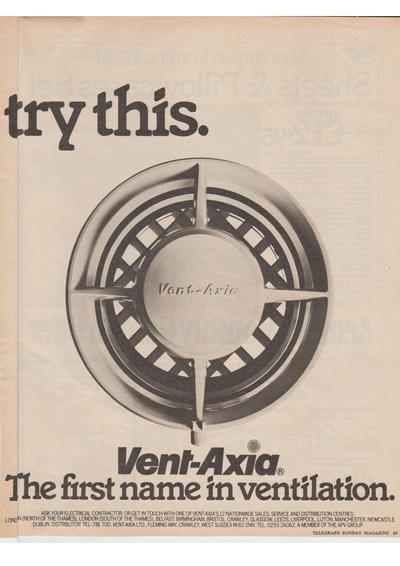 1979 Vent Axia advert