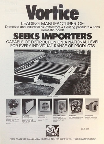 1974 Vortice advert