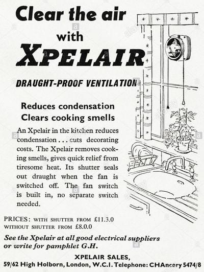 1958 Xpelair advert