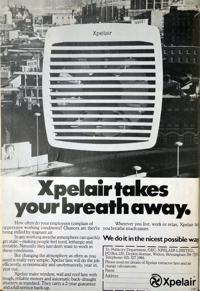 1980 Xpelair advert