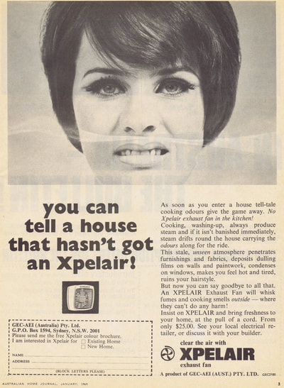 January 1969 Xpelair advert