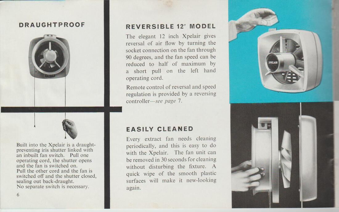 September 1962 Xpelair brochure
