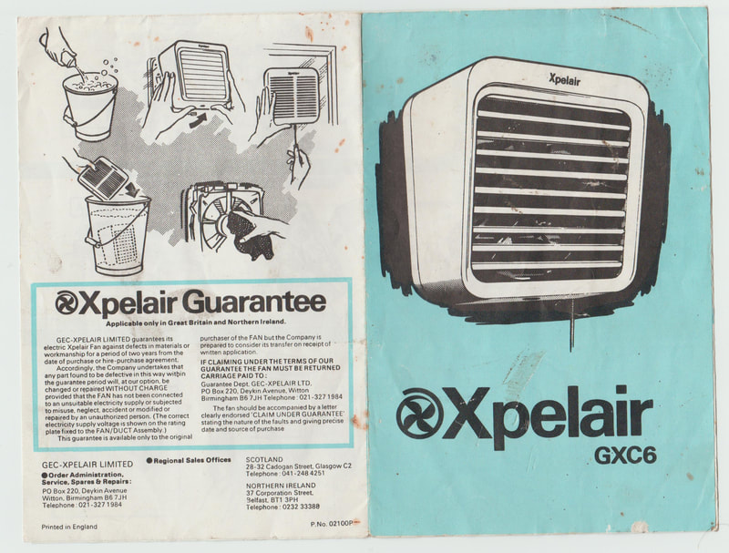 1972 Xpelair GXC6 manual