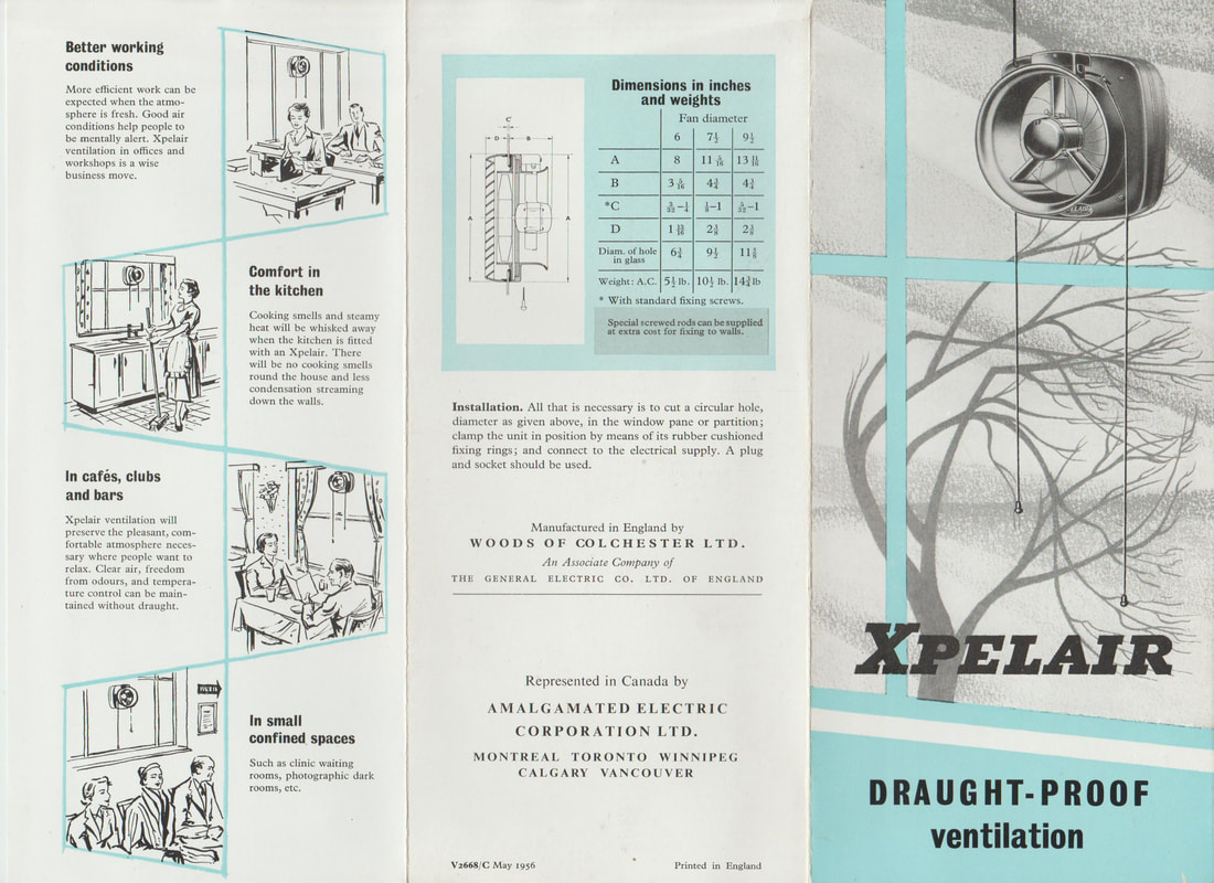 May 1956 Xpelair brochure