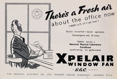October 1952 Xpelair advert
